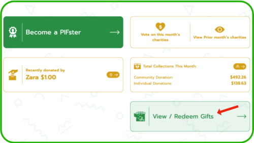 Redeem PIFster Gift Card Image